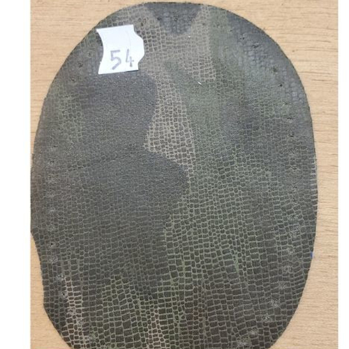 Petite coudiere polyester/enduit vert kaki  hauteur 10 cm / largeur 7.5 cm