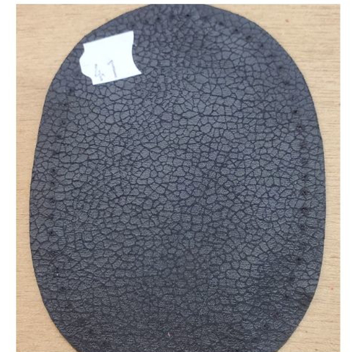 Petite coudiere polyester/enduit noire effet craquelé hauteur 10 cm / largeur 7.5 cm