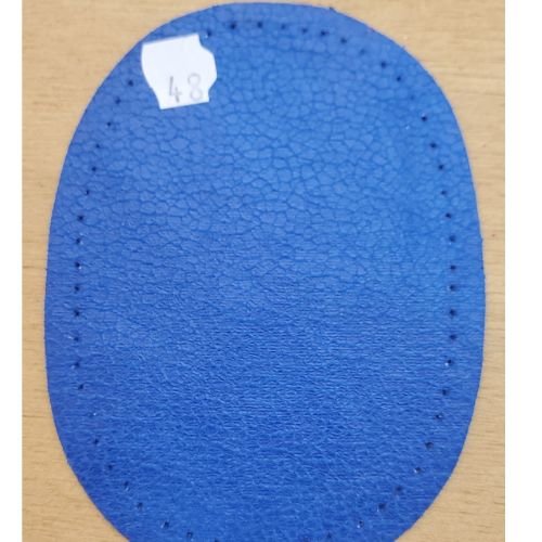 Petite coudiere polyester/enduit bleu roi hauteur 10 cm / largeur 7.5 cm