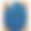 Petite coudiere simili daim bleu  canard  largeur 7,5 cm /hauteur 10 cm