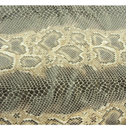 Tissu skaï simili cuir - façon python ,largeur : 140 cm