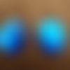Promotion strass ovale bleu,25mm x 18mm vendu par 10 strass