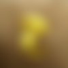 Strass lune jaune,16 mm,vendu par 20 strass