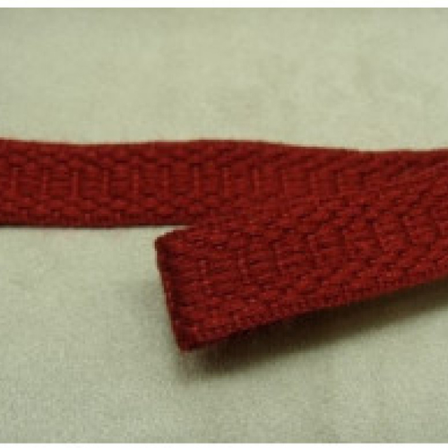 Ruban ameublement bordeaux 17 mm