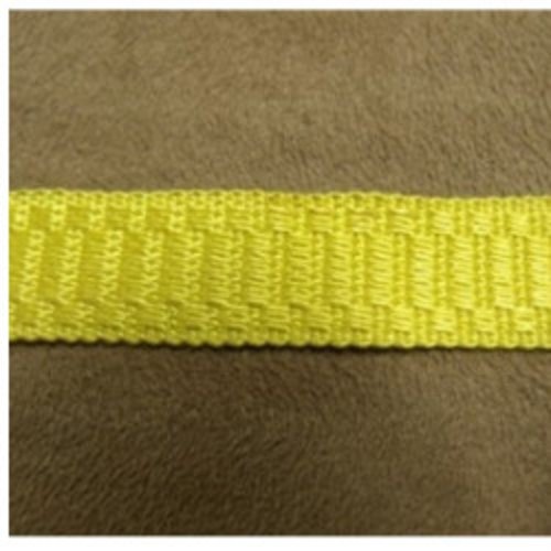 Lot de 5 metres ruban ameublement jaune 15 mm