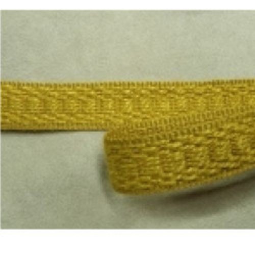 Lot de 5 metres ruban ameublement jaune moutarde  15 mm