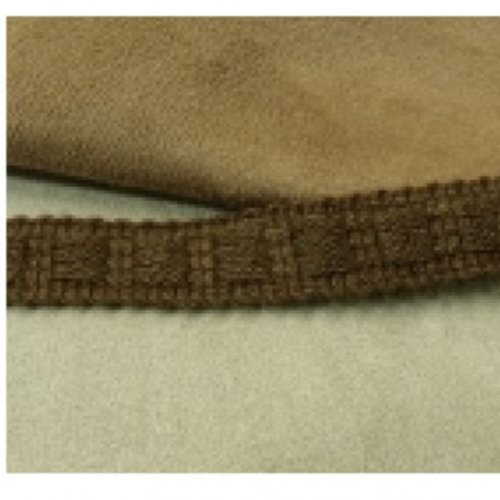 Lot de 5 metres ruban ameublement marron 15 mm