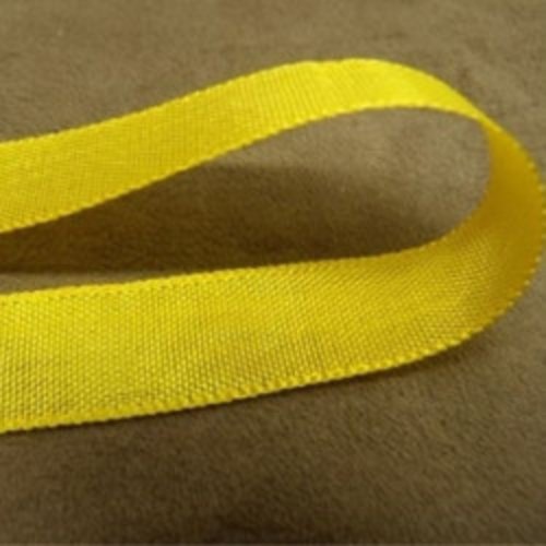 Lot de 20 mètres  ruban extra fort jaune citron 15 mm