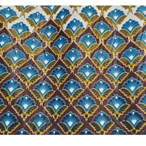 Tissu wax multicolore 1m20