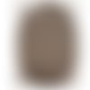 Coudiere simili daim taupe hauteur 13,5 cm x largeur  9,5 cm