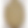 Coudiere simili daim beige hauteur 13,5 cm x largeur 9,5 cm