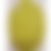 Coudière simili daim vert anis  hauteur 13,5 cm / largeur 9,5 cm