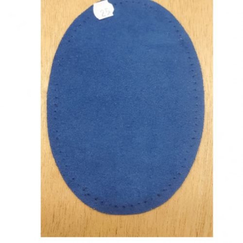 Coudière simili daim bleu roi  hauteur 13,5 cm / largeur 9,5 cm