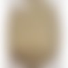 Petite coudiere polyester/ enduit beige largeur 7,5 cm /hauteur 10 cm