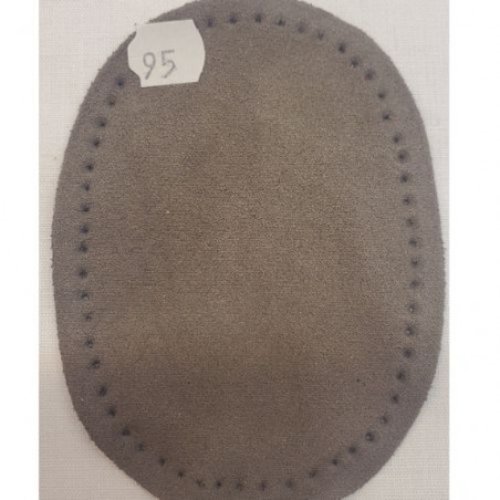Petite coudiere simili daim taupe largeur 7,5 cm /hauteur 10 cm