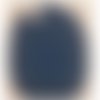 Petite coudière en simili daim bleu roi largeur 7,5 cm /hauteur 10 cm