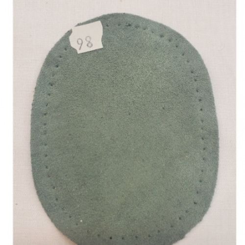 Petite coudiere simili daim vert d'eau largeur 7,5 cm /hauteur 10 cm