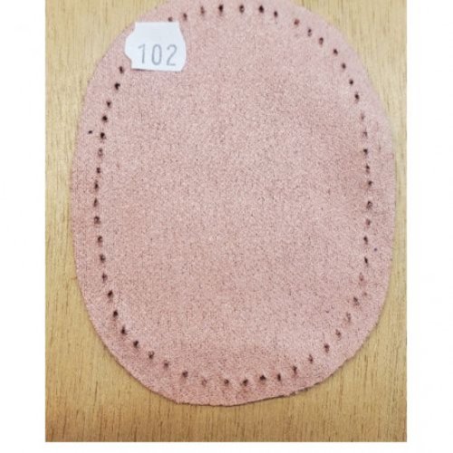 Petite coudiere simili daim saumon largeur 7,5 cm /hauteur 10 cm