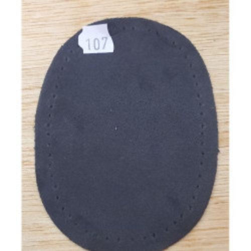 Coudière simili daim noir petit modèle (10,5 cm x 7,5 cm)