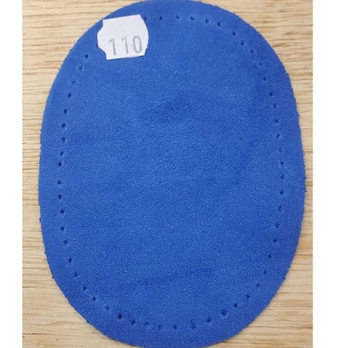 Coudière simili daim bleu roi petit modèle (10,5 cm x 7,5 cm)