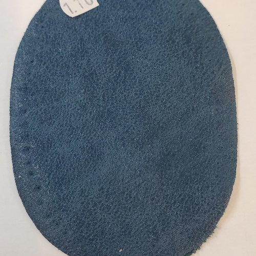 Coudières polyester/enduit bleu canard petit modèle (10,5 cm x 7,5 cm)