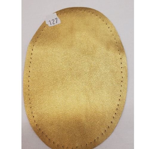 Coudière dorée métallisée  hauteur 13,5 cm / largeur 9,5 cm