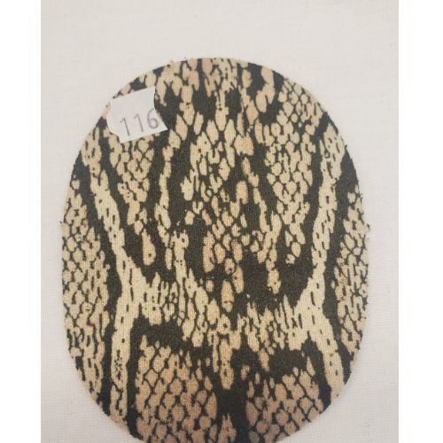 Coudières motif serpent hauteur 10,5 cm / largeur 7,5 cm