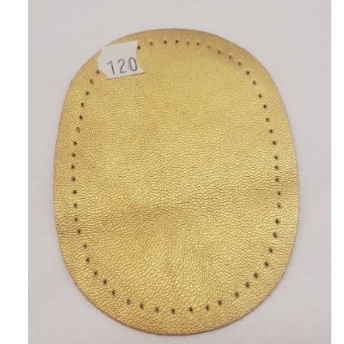 Coudières dorées métallisées petit modèle hauteur 10,5 cm / largeur 7,5 cm