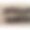 Bouton brandebourg noir longueur 6 cm /diametre 6 cm
