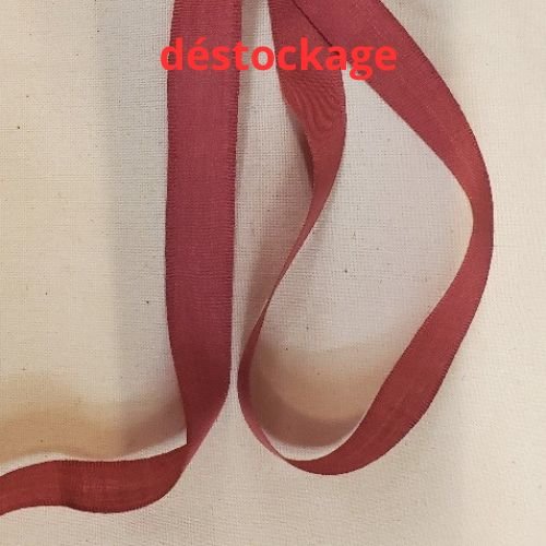 Destockage ruban extra fort rose foncé 15 mm – lot de 5 ou 20 m