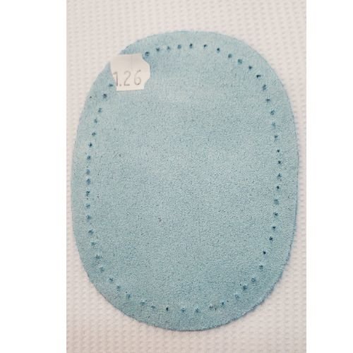 Coudières simili daim bleu ciel –petit modèle (10,5 x 7,5 cm)