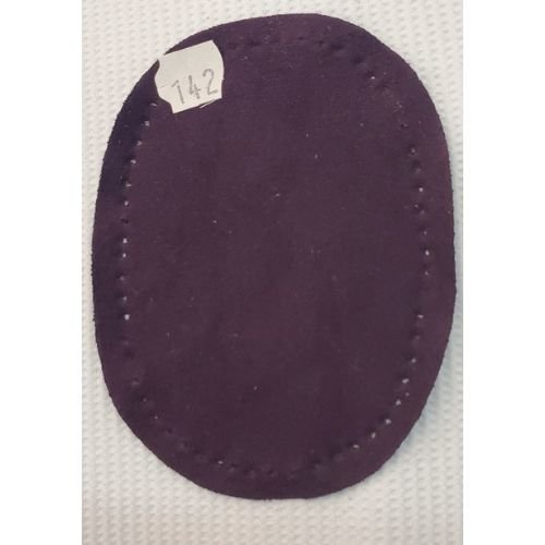 Coudières simili daim aubergine – petit modèle (10,5 x 7,5 cm)