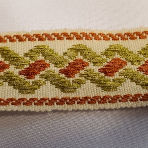 Ruban ameublement 100% coton 40 mm