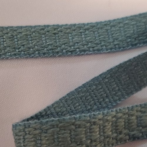 Ruban ameublement tissé 15 mm  bleu clair