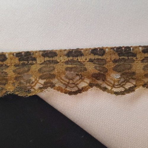 Dentelle stretch motif léopard 20 mm