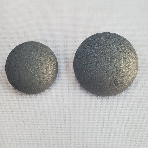 Bouton acrylique gris irisé 20 ou 25 mm –