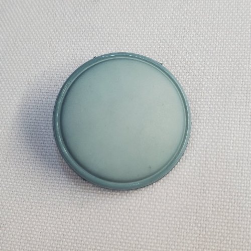 Bouton acrylique "demi-boule" - bleu pastel - 26 mm