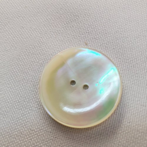 Grand bouton nacre – 27 mm – aurore boréale