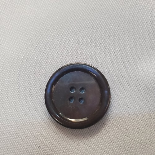 Bouton nacre – 22 mm – bleu marine profond
