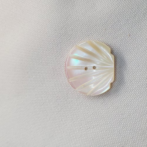 Bouton nacre – 22,5 mm – coquille irisée