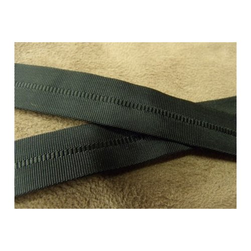 Lot 10 m ruban épaulette satiné tubulaire – 15 mm – noir – made in france