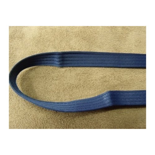 Lot 10 m ruban épaulette satiné tubulaire – 15 mm – bleu – made in france