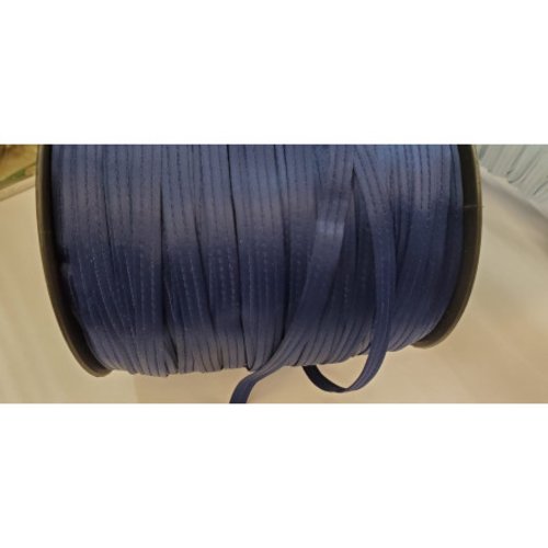 Lot 10 m ruban épaulette satiné – 7 mm – bleu marine – made in france