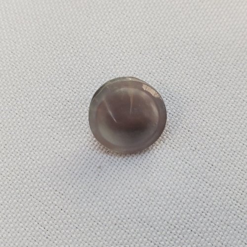 Bouton à queue nacre véritable gris clair irisé – 13 mm