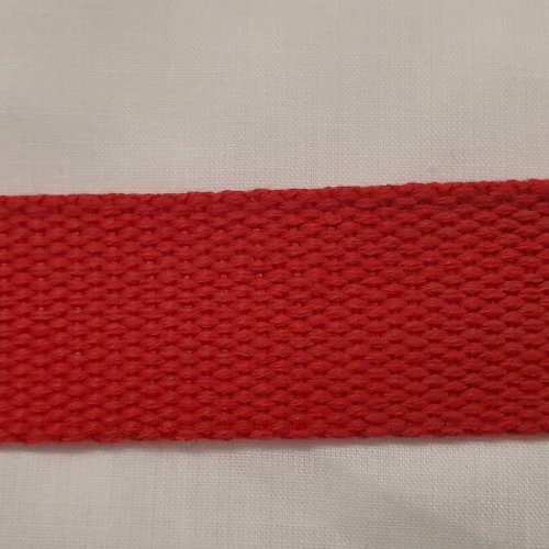 Ruban sangle de renfort – rouge vif – largeur 30 mm