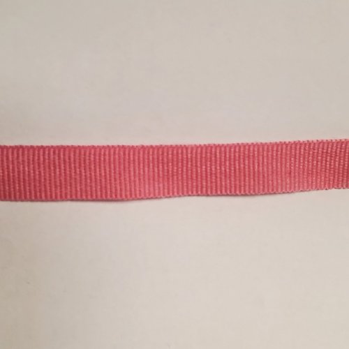 Ruban gros grain rose – 10 mm – finition de qualité