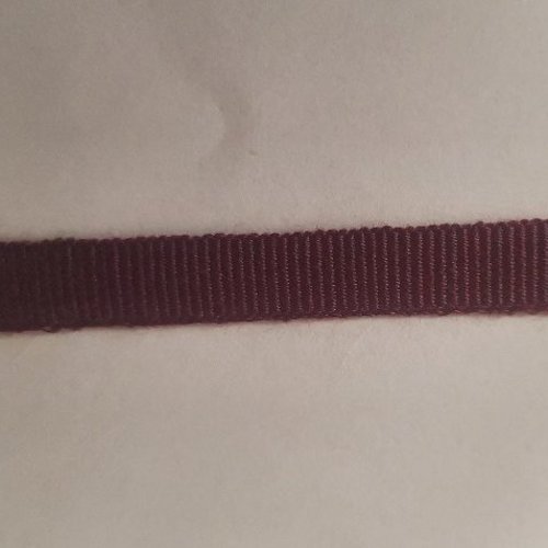 Ruban gros grain bordeaux – 8 mm – raffinement intemporel – lot de 5 mètres