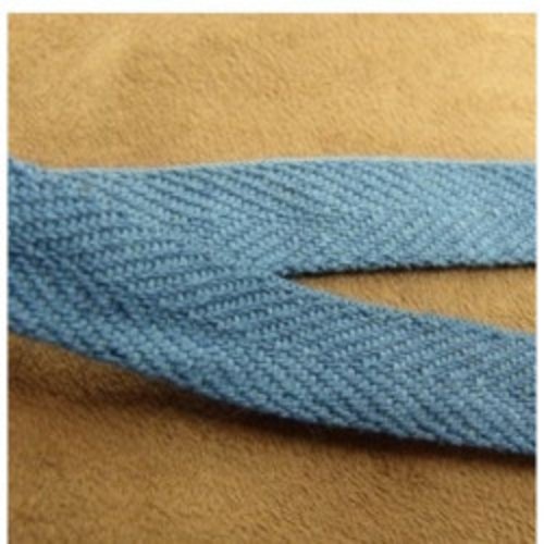 Lot 10m – ruban sergé bleu 15 mm