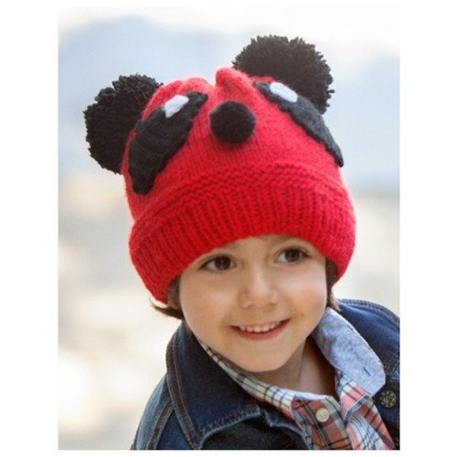 Kit bonnet panda couleur 94 de katia