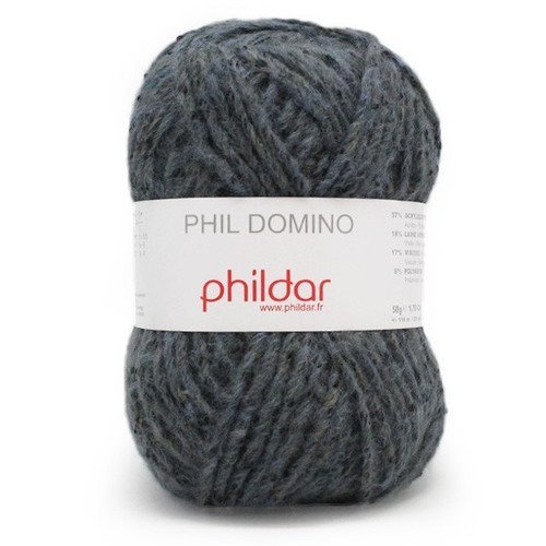 Phil domino couleur fjord laine phildar
